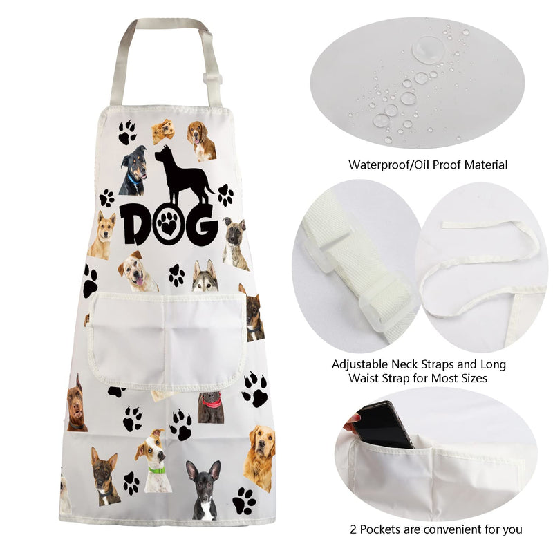 ENSIANTH Dog Groomer Apron for Grooming - Puppy Apron - Grooming Gifts for Dog Lovers and Owners dog grooming apron