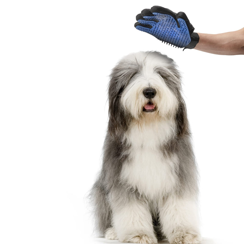 Versatile Pet Grooming Glove - Perfect for Both Dogs & Cats, Long & Short Fur - Your Comfortable, Easy to Clean, Pet Hair Glove | One Right Hand Glove - PawsPlanet Australia