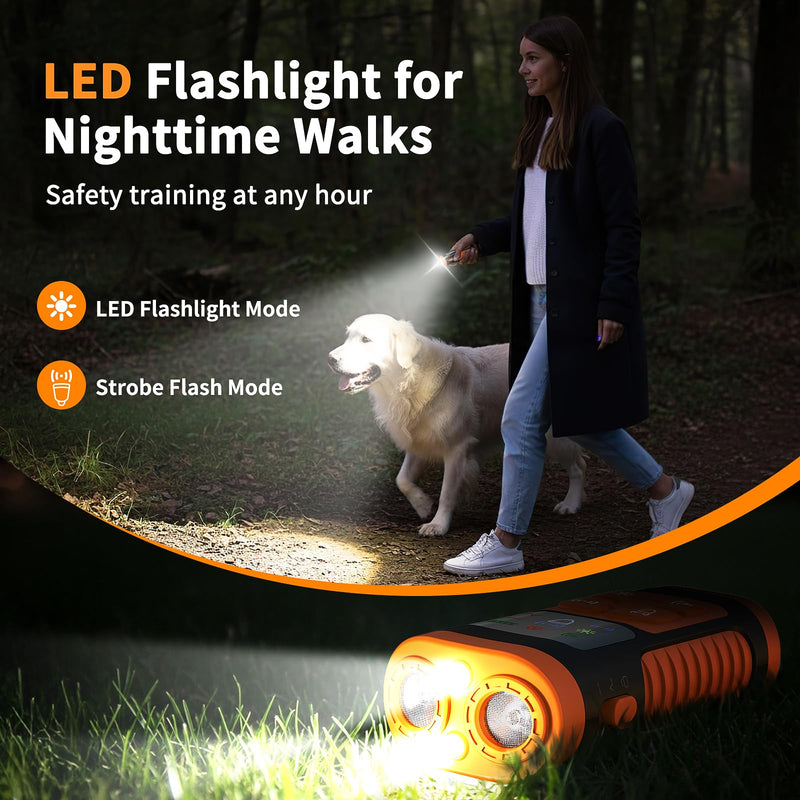 Dog Bark Control Devices - Ultrasonic Anti Barking Deterrent for All Dogs, Pets Gentle Trainer with LCD Screen, 35 ft Range Barkguard Stopper, Portable Humane Behavior Training Tools Indoor Outdoor - PawsPlanet Australia