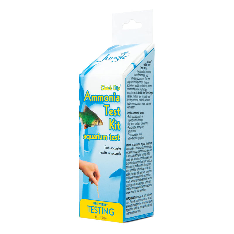 Jungle TK301W Quick Dip Ammonia Test Strips, 25-Pack - PawsPlanet Australia