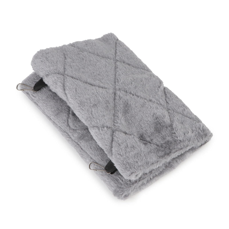 Wontee Bird Nest House Warm Bird Bed Hanging Hammock Snuggle Hut for Budgies Parakeets Caique Senegal Quaker Parrots Cockatiels Conures (Grey) Grey