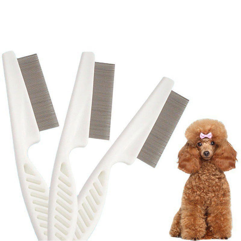 Pet Grooming Comb for Cats & Dogs Removing Tangles and Knots Removes Tangles Knots Stainless Steel Pins Tear Stain Removal - PawsPlanet Australia
