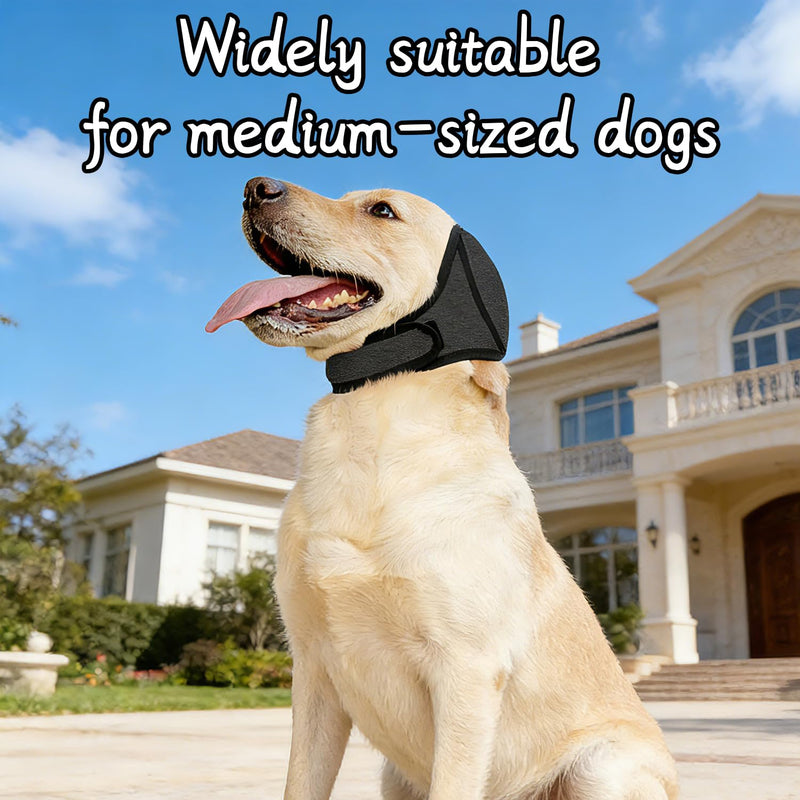 Dog Neck and Ear Winter Warmer, Waterproof & Warm Dog Ear Protectors for Grooming Bathing Swimming, Comfort Pet Ear Muffs Noise Protection