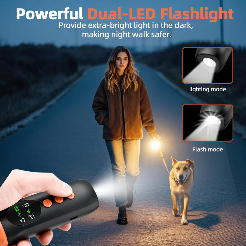 Ultrasonic Dog Bark Deterrent Device: Rechargeable Anti Barking Device for Dogs with 3 Modes - Up to 35FT Range Safe Humane Training Tool - Small Medium Large Dogs Indoor Outdoor Use - PawsPlanet Australia