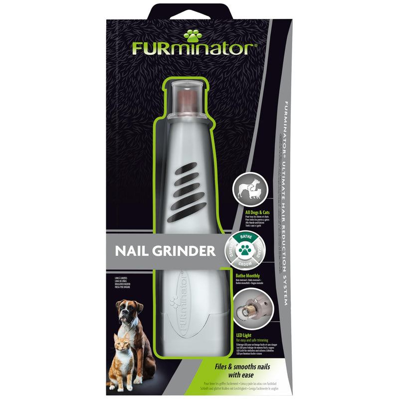 FURminator Nail file, effective nail file for file and smoothing nails with ease, suitable for dogs and cats, Grey