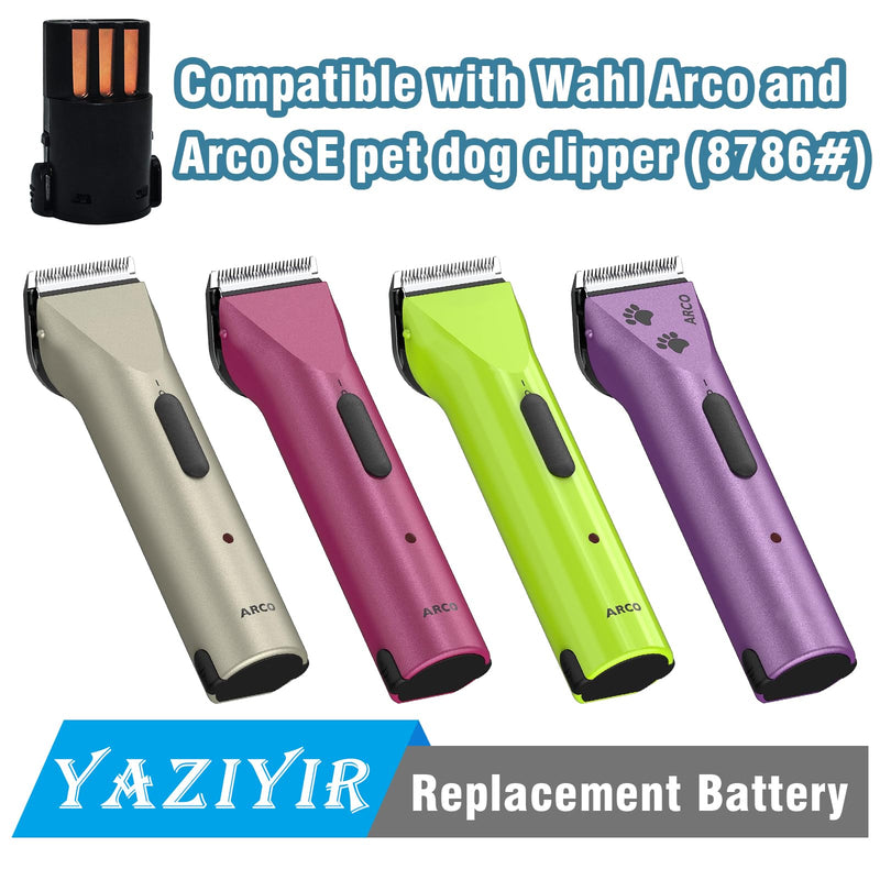 Replacement Battery Compatible with Wahl Professional Animal Arco and Arco SE Pet Clipper (3 Pack) - PawsPlanet Australia