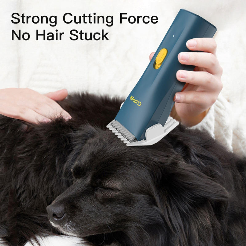 Dog Grooming Kit Clipper for Thick Coat Low Noise Cordless Cat Hair Trimmer Rechargeable Shaver Pet Grooming Tools for Small and Large Animals L006-air-green - PawsPlanet Australia