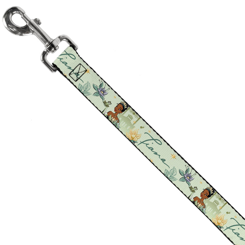 Disney Pet Leash, Dog Leash, The Princess and The Frog Tiana Palace Pose with Script Green, 6 Feet Long 1.5 Inch Wide 6 Feet Long - 1.5" Wide - PawsPlanet Australia