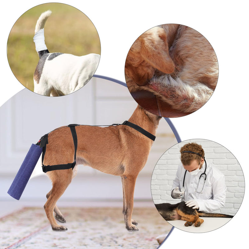 Dog Tail Protector, Adjustable Dog Tail Sleeve Dog Tail Cover for Wounds Dog Tail Bandage to Prevent Licking Wounds for Tail Wound Healing - PawsPlanet Australia