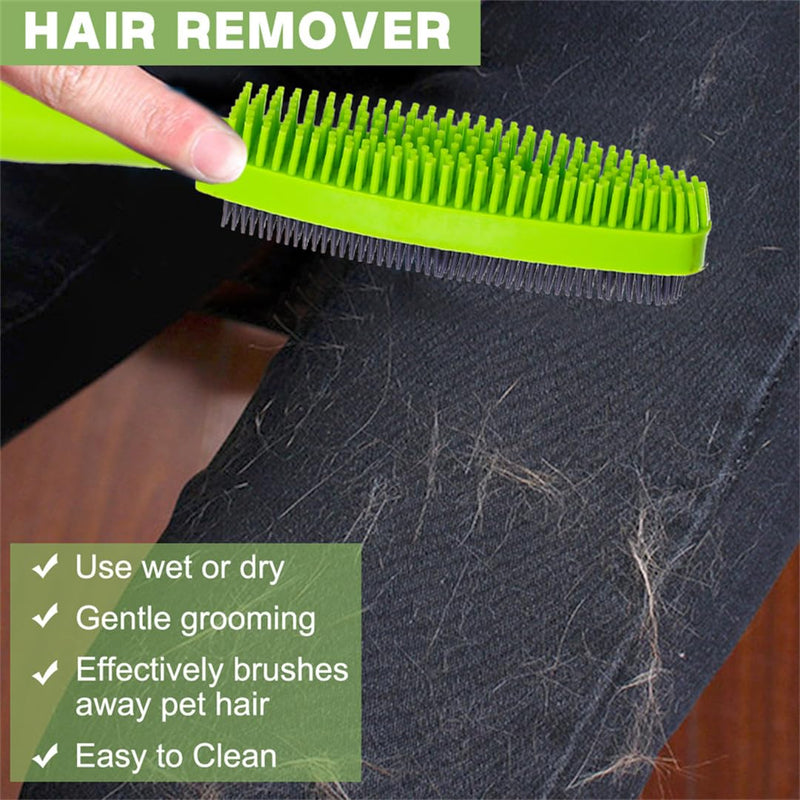 Pet Hair Remover Cat & Dog Rubber Pets Hair Removal Brush Double-Sided Gentle Grooming Cleaning Brushes for Couch Furniture Clothes Carpet - PawsPlanet Australia