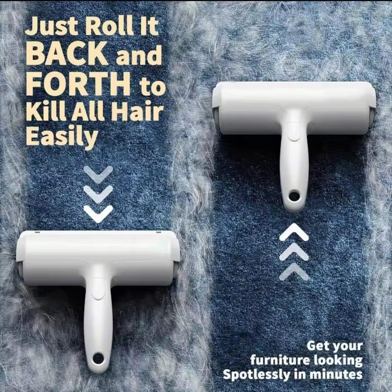 Pet Hair Remover Roller for Dog Hair and Cat Hair – Self-Cleaning Lint Roller for Furniture, Couch, Carpet, Clothing, Bedding and Car Seats – Reusable, Durable, Portable Fur Removal Tool - PawsPlanet Australia