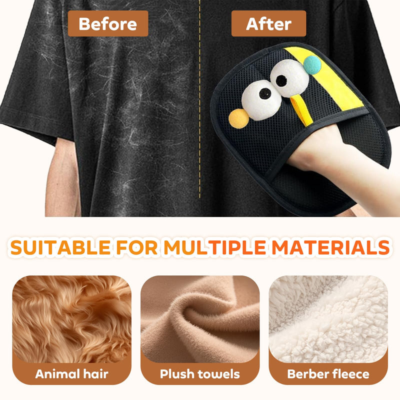 Cat Dog Hair Remover Gloves, Efficient Grooming Gloves for Pet Hair, Reusable Electrostatic Pet Cat Dog Hair Remover Brush Tool, FurMingle Double-Sided Cat Grooming Gloves - PawsPlanet Australia