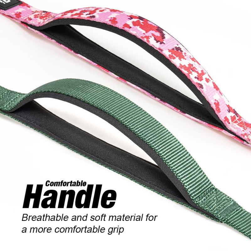 TSPRO Hands Free Dog Leash for Medium to Large Dogs, Adjustable Durable Leash with Comfortable Safety Padded Handle, Heavy Duty Metal Clasp for Walking, Running, Training (Leopard Print) Leopard Print - PawsPlanet Australia
