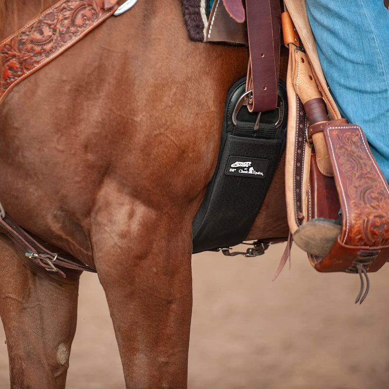 Classic Equine Classic 27 Strand Blend Roper Cinch Black 30 - PawsPlanet Australia