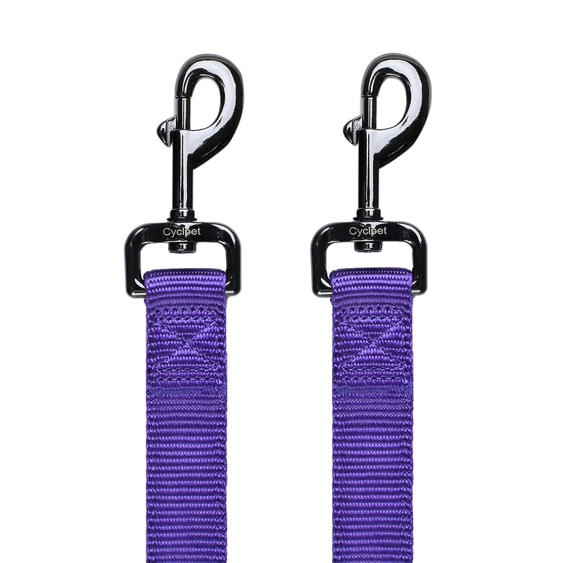 Advanced Dog Short Leash 24 Inches with Sturdy Nylon and Soft Padded Handle Lead for Large Medium Breed Dogs Daily Use Walking,Training etc (24 Inches, Ultra Violet)
