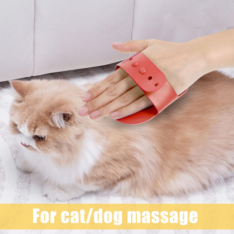 4 Pack Durable Cat Self Groomer for Indoor, Wall Corner Groomer Brush, Cat Corner Scratcher, Face Scratchers Tool for Long & Short Fur Kitten Cats Dogs (Red,Blue) red,blue - PawsPlanet Australia