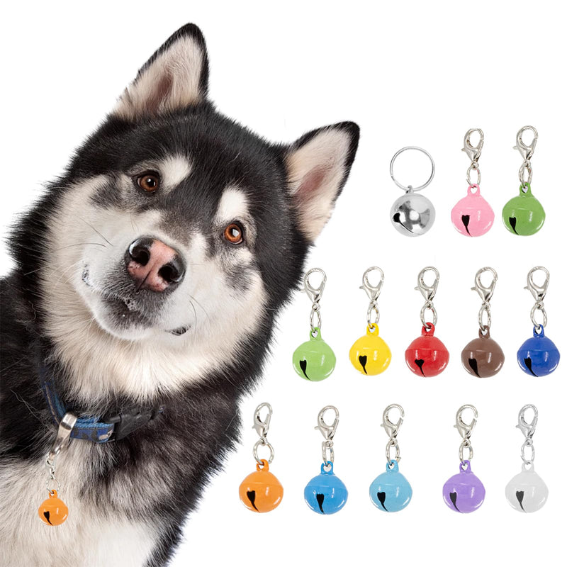 MVVM 40 Pack Pet Bells for Dog Cat, Colourful Dog Cat Collar Bell Pendant Accessories for Kitty Puppy Pet - PawsPlanet Australia