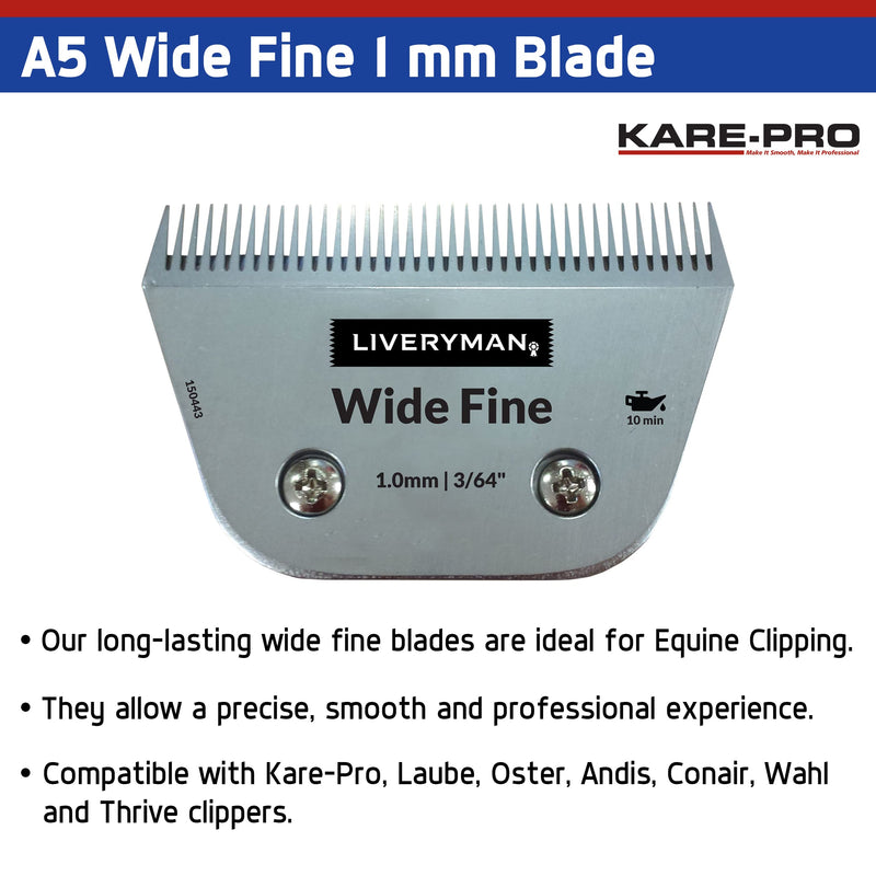 Kare-Pro Spare Blade Wide Fine Blade 1 – High Carbon Steel Blade - PawsPlanet Australia