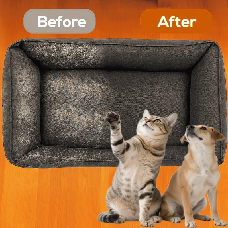 2Pcs Pet Hair Remover Gloves for Cats & Dogs, Electrostatic Pet Hair Removal Glove Brush, Upgraded Reusable Animal Fur Removal Tool, Pet Grooming Gloves for Clothing, Couch, Carpet, Car Seatd - PawsPlanet Australia