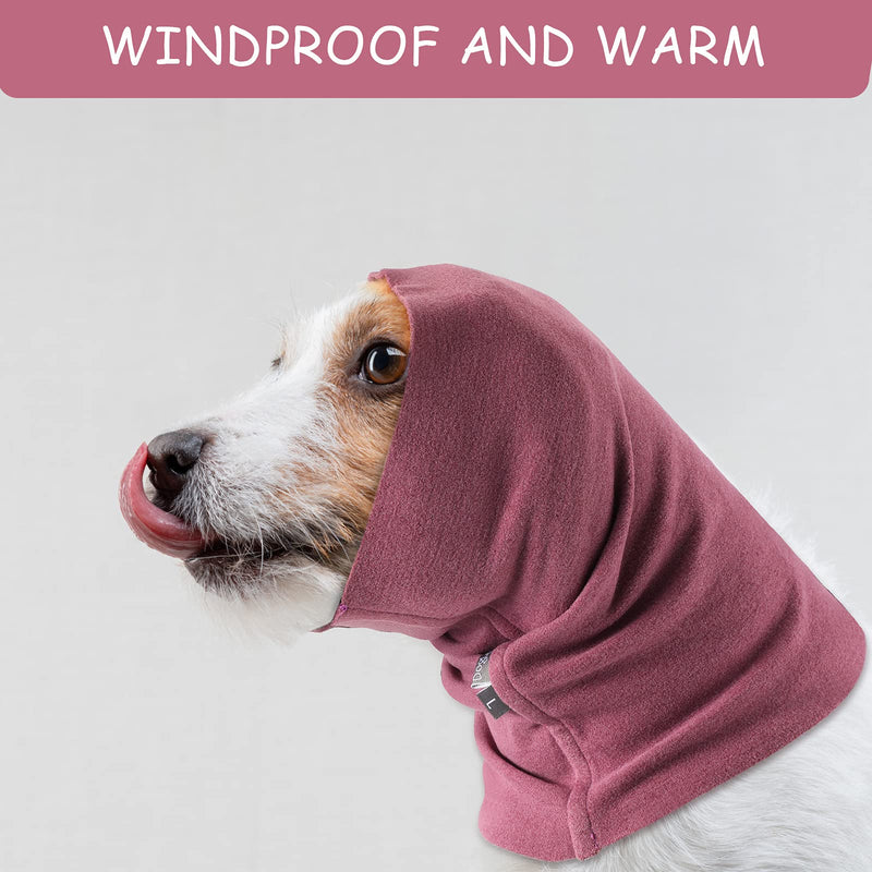 Sanwuta 3 Pcs 3 Size Dog Ear Cover Dog Calming Hoodie for Anxiety Relief, Pet Neck and Ears Warmer Dog Calming Hood for Grooming, Bath Drying and Noise Protection, Cats and Dogs Ear Protector, S/M/L - PawsPlanet Australia