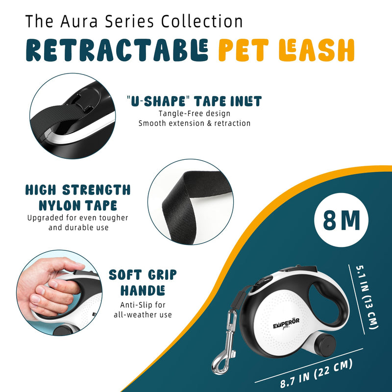 Emperor Pets Dog Leash Anti-Bite Rope for Retractable Dog Leash - Accessory Attachment for Dog Leash - Aura Series - PawsPlanet Australia