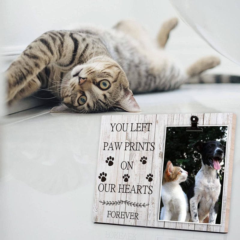 Pet Picture Frame Cat or Dog Frame 4x6 Memorial Pet Loss Picture Frame 3 - PawsPlanet Australia
