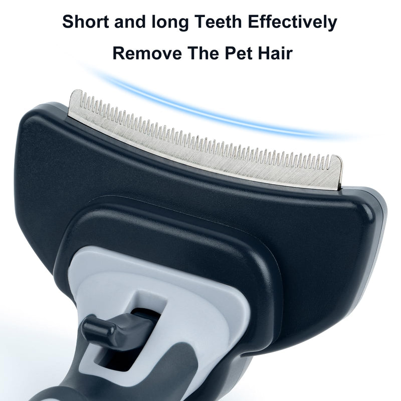 Brush for Dogs and Cats, Removing Superfluous Hair Unraveling Dead Knots Reduces Hair Loss by 90%, Suitable for Small Medium and Large Dogs and Cats - PawsPlanet Australia