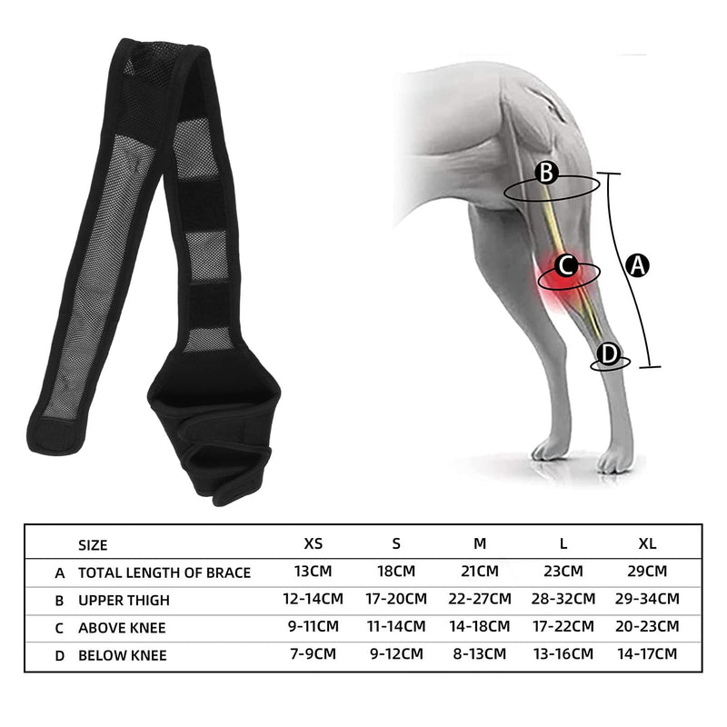 Dog Elbow Brace Protector Pads, Dog Elbow Protector for Canine Elbow and Shoulder Support Elbow Hygroma, Dysplasia, Osteoarthritis, Elbow Calluses, Pressure Sores and Shoulder Dislocation(S) S