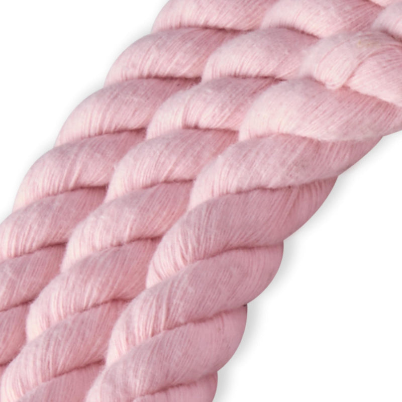 Tucker II – The Heavy Duty 6 ft Twisted Rope Cotton Durable Leashes Dogs, Pink, One Size - PawsPlanet Australia