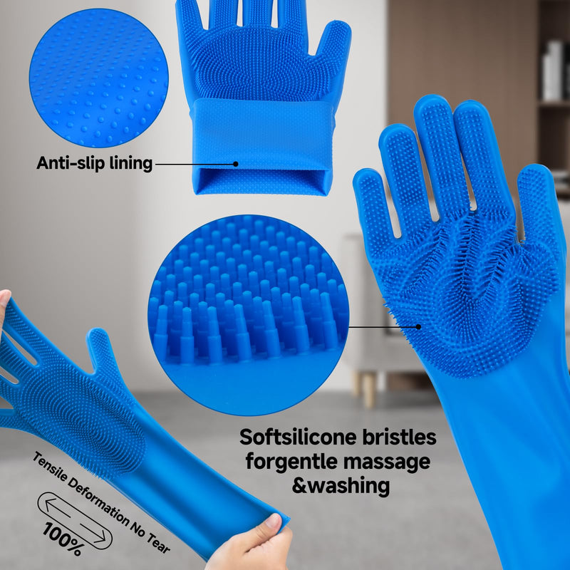 3-in-1 Pet Steam Brush Set for Dogs & Cats, Grooming Comb with Spray, Defur Tool, Water-Free Shampoo, Bath Gloves,Bath Brush, Tooth & Ear Brush, Towel (11PCS) 7.9"-Big combination - PawsPlanet Australia