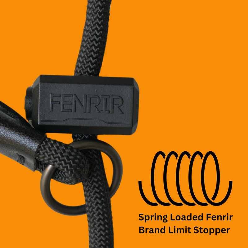Fenrir Slip Collar with Spring Loaded Limiter Black (Small) Small - PawsPlanet Australia