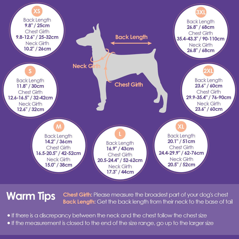 SUNFURA Dog Coat, XXXL Dog Winter Jacket, Warm Snow Jacket for Extra Large Dogs, Reflective Puffer Coats Waterproof Snowsuit for Great Dane, Turquoise XXX-Large