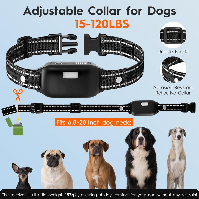3 Dog Shock Collar with Remote,4200FT Dog Training Collar with Battery Display, 4 Trainning Modes,Rechargeable Electric Dog Collar for Small Medium Large Dogs (15-120Lbs) with Flash Light Black-Orang-Green - PawsPlanet Australia
