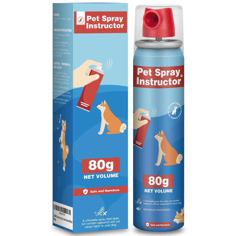 Corrector Spray Dog Trainer - 80ml Professional Dog Corrector Spray for Stops Barking, Jumping, Aggression & Unwanted Behaviors, Safe, Humane & Effective