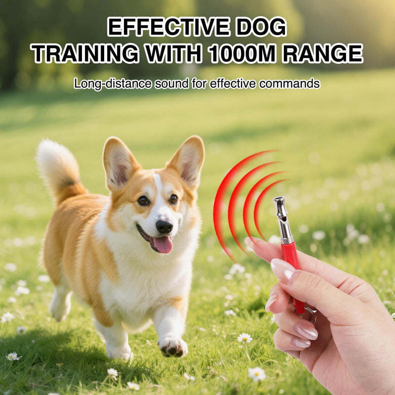 3 Pcs Dog Whistle to Stop Barking with Lanyard, Dog Whistle Training(Black White red) - PawsPlanet Australia