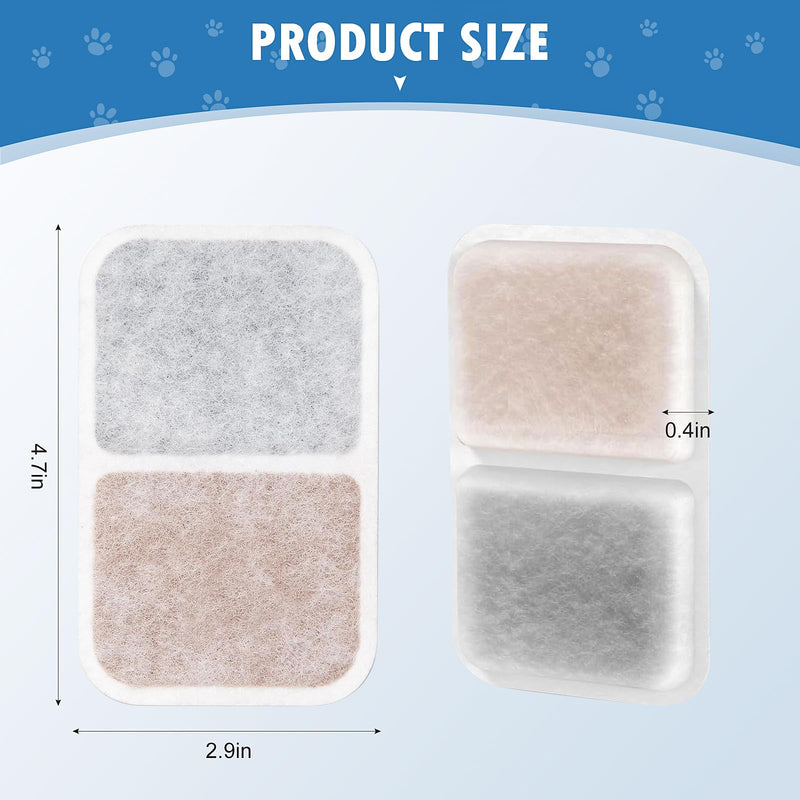 12 Pack Air Purifier Pad for Catit Airsift Jumbo/Regular/Smartsift Litter Box, Dual Action Filter to kepp Catit Litter Box Fresh Smell，Cat Litter Box Filters Pads Replacement - PawsPlanet Australia