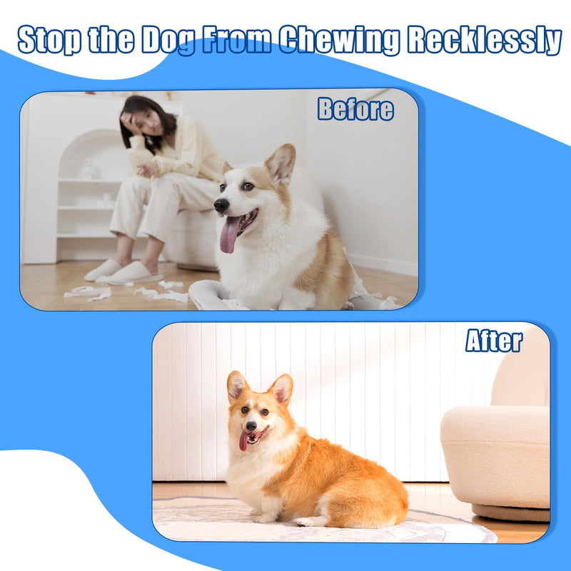 No Chew Spray for Dogs 2 Pack (100ML) Natural Ingredients Bitter Apple Spray for Dogs Alcohol Free Deterrent Spray to Stop Chewing Barking Marking and Nibbling L Blue - PawsPlanet Australia