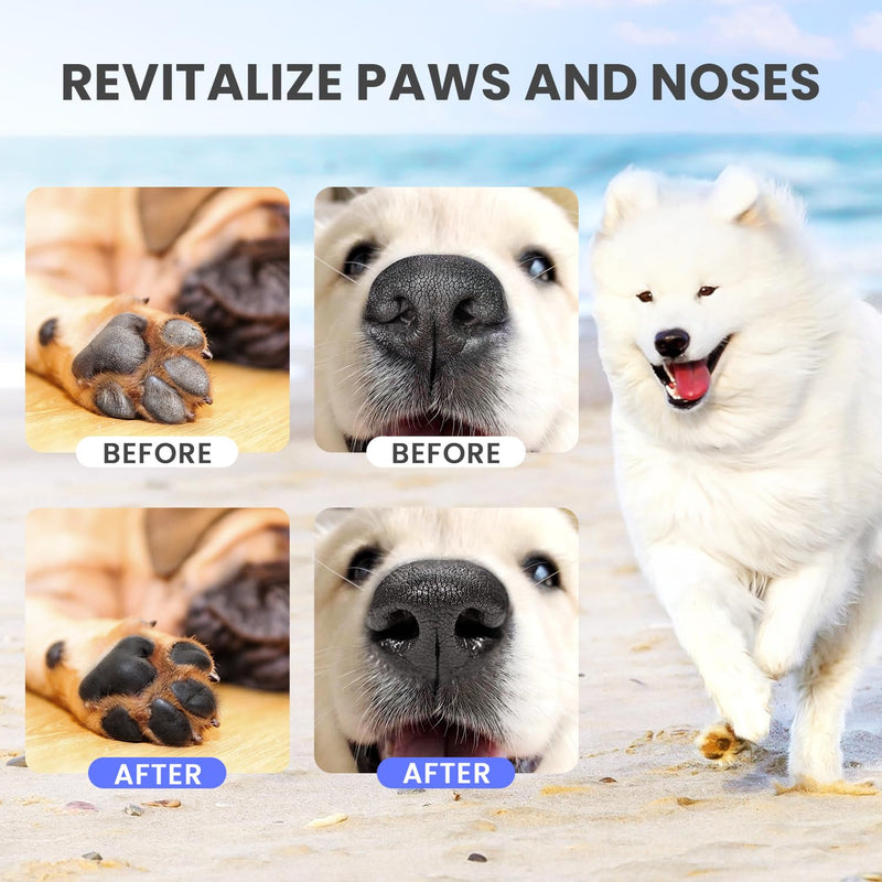 Dog Paw Pad Balm 2 oz | Heals & Moisturizes Dry, Cracked Paws | All-Natural, Safe for Dogs & Cats | Soothes Irritation, Hot Pavement & Cold Snow | Dog Nose Balm for Dry Noses - PawsPlanet Australia