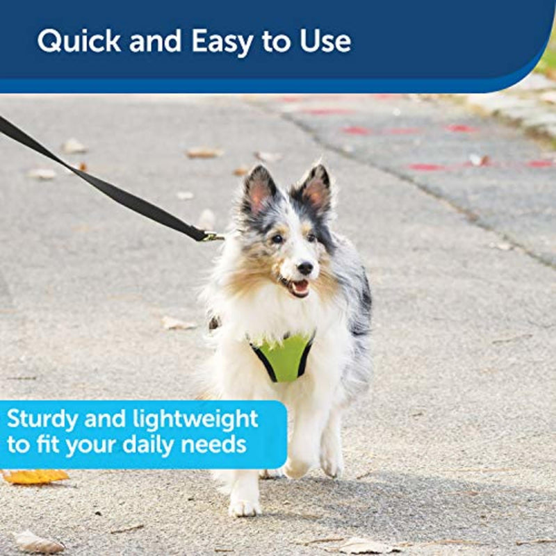 PetSafe Nylon Leash - Strong Dog Leash for Everyday Use - Secure & Simple Design for Reliable Control - Lightweight with Durable Hardware - 3/4 Inch - 6 Feet - Black - PawsPlanet Australia