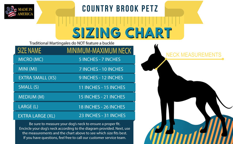 Country Brook Petz Martingale Dog Collar - Heavy-Duty Training Collar with No Buckle - Service Dog Collar for All Pups - Vibrant, Colorful Collection - Medium, Hot Pink Medium (Pack of 1) - PawsPlanet Australia