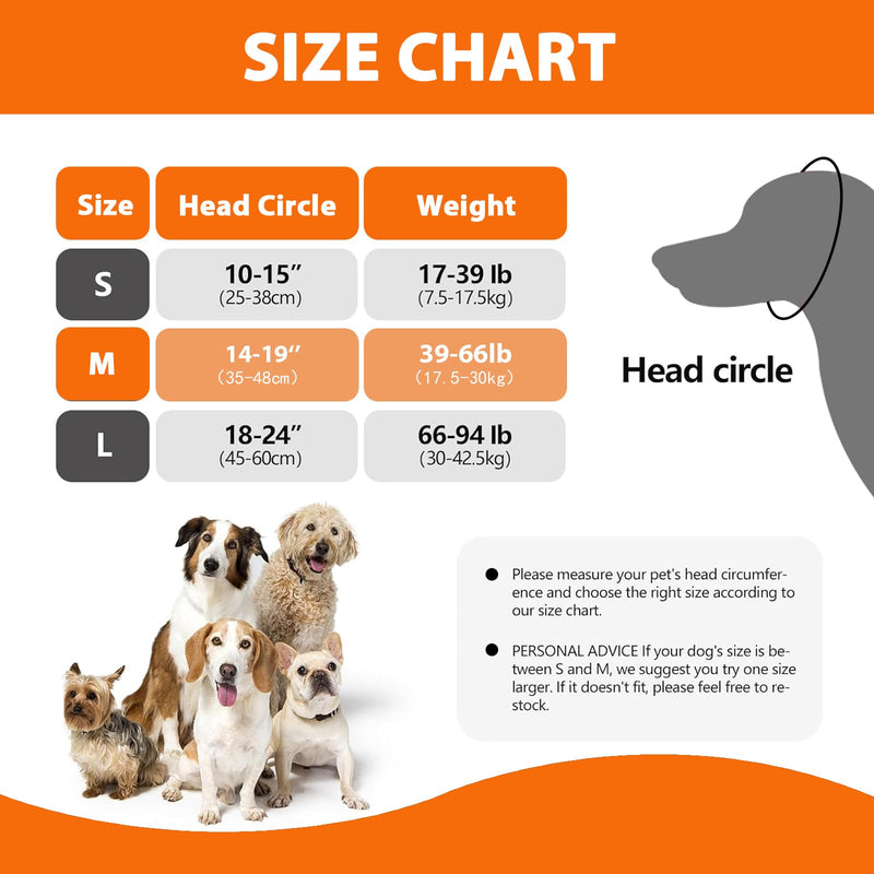 Waterproof Dog Earmuffs - Anti-Vibration Earmuffs for Grooming, Noise and Hematoma Relief, Soothing Hood Design for Bathing, Drying and Swimming (Grey, L)