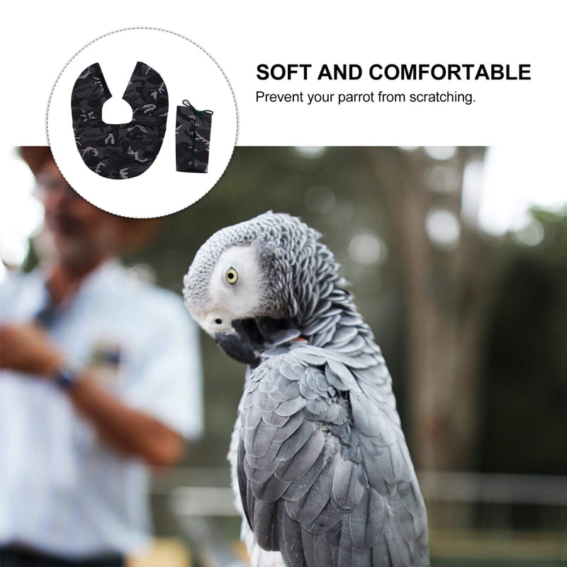 balacoo 2pcs Parrot Anti-Scratch Shoulder Arm Protector Multi-Purpose Anti-bite Shoulder Pad Diaper Shawl Protective Arm Guard for Handling Holding Bird Pet Cat Dog (Rosy) Army Green - PawsPlanet Australia