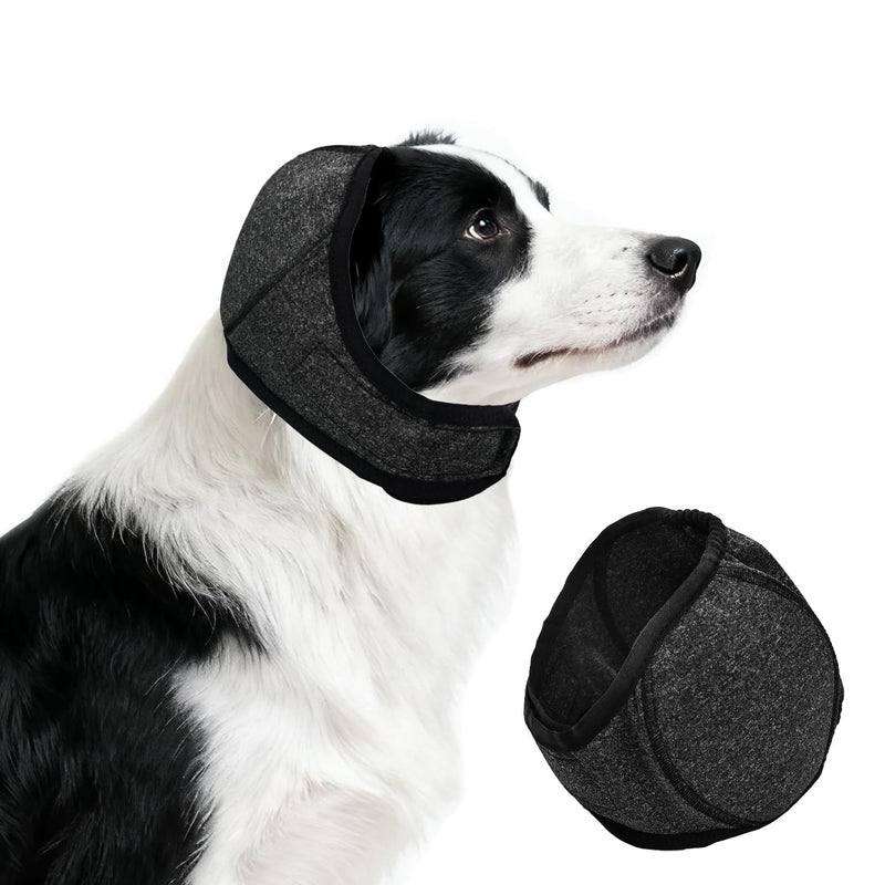 Dog Ear Protectors, Ear Defenders Adjustable Noise Anxiety Protection Comfortable Head Wrap Pet Supplies for Bath Grooming Thunder Firework (M M