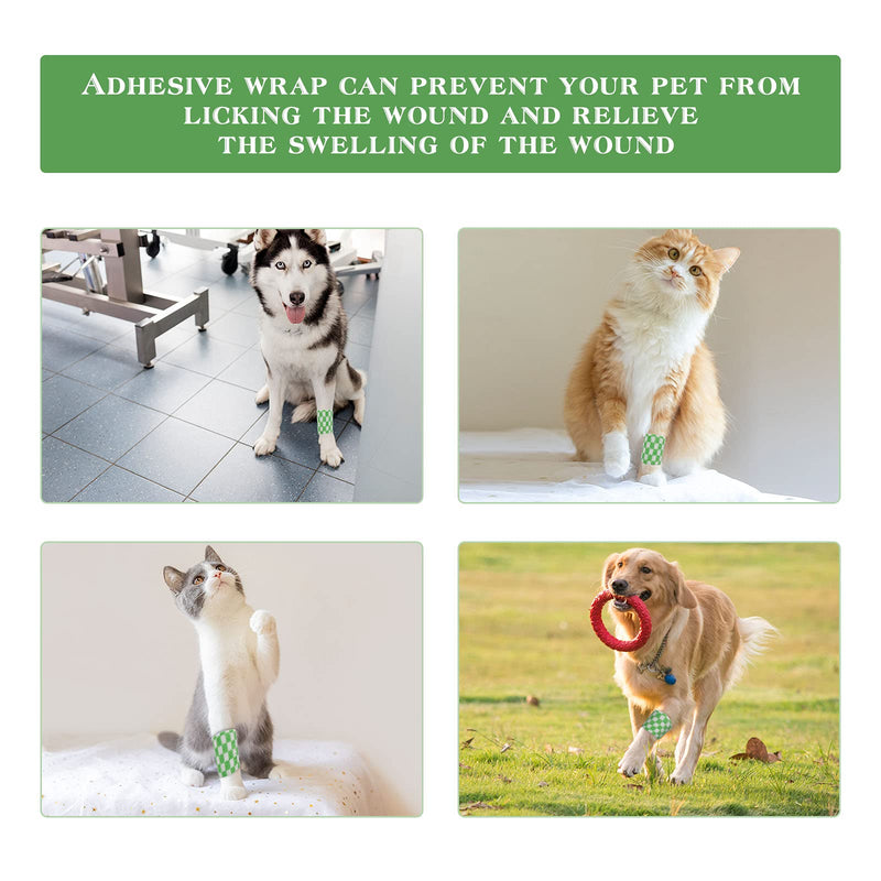 Vet Wrap Self Adhering Bandage Wrap Cohesive Bandage Multi-Function Wrap Tape for Dogs Cats Horses Birds Animals Non-Woven Strong Sports Tape for Wrist Healing Ankle Sprain & Swelling 12 Rolls 2inch Mixed-2 12 Rolls - PawsPlanet Australia