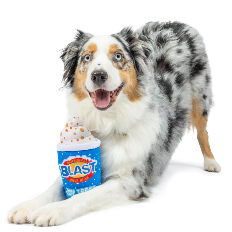 Huxley & Kent for Dogs | Arctic Blast Treat (Small) | Funny Dog Toy | Power Plush Dog Toy with Squeaker | Dog Gift | Fun, Durable | H&K Squeaky Dog Toy Small - PawsPlanet Australia