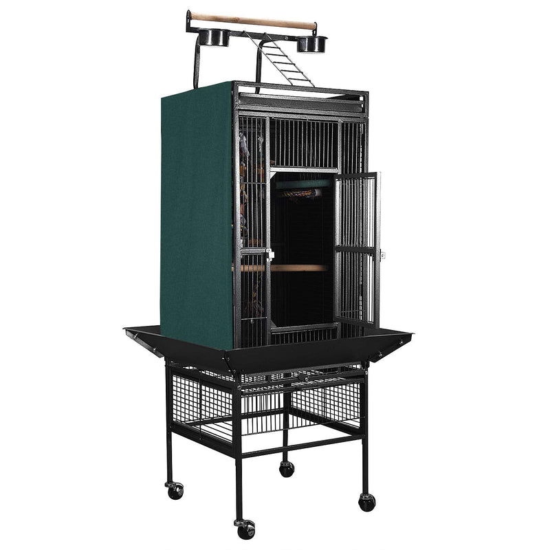 Colorday Good Night Bird Cage Cover for Large Bird Cage with Play Top (Patented), Green 61" 61 inches - PawsPlanet Australia