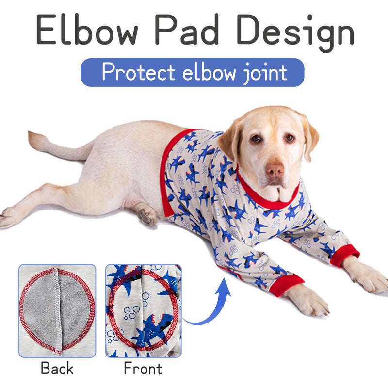 Dog Front Leg Surgery Recovery Clothes,Dog Elbow Protector Suit for Medium Large Dogs,Dog Joint Recovery Sleeve for Female Male Dogs,Prevent Licking Wound(Green horse-7xl) 7XL green - PawsPlanet Australia