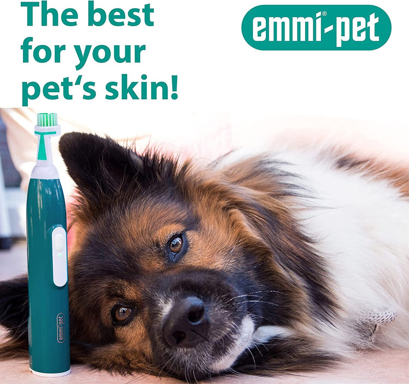 emmi-pet 2 x P2 (Care) Ultrasonic Attachment Brushes for Emmi-Pet 1.0 and 2.0 Handle, Care Attachment for Wound Care, Skin Care and Grooming for Dogs, Cats, Horses and Other Pets