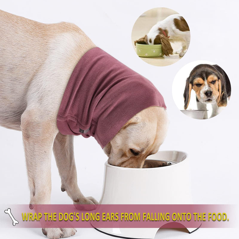 1 PCS Dog Ear Cover for Anxiety Relief, Dog Calming Hood for Grooming and Bath Drying, Pet Cats and Dogs Ear Protector (Medium)