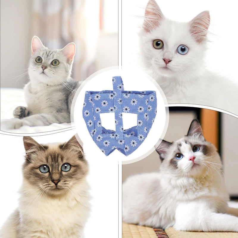 COHEALI Breathable Fabric Cat Muzzle, Size S, Muzzle for Cats to Protect Against Bites During Feeding and Grooming